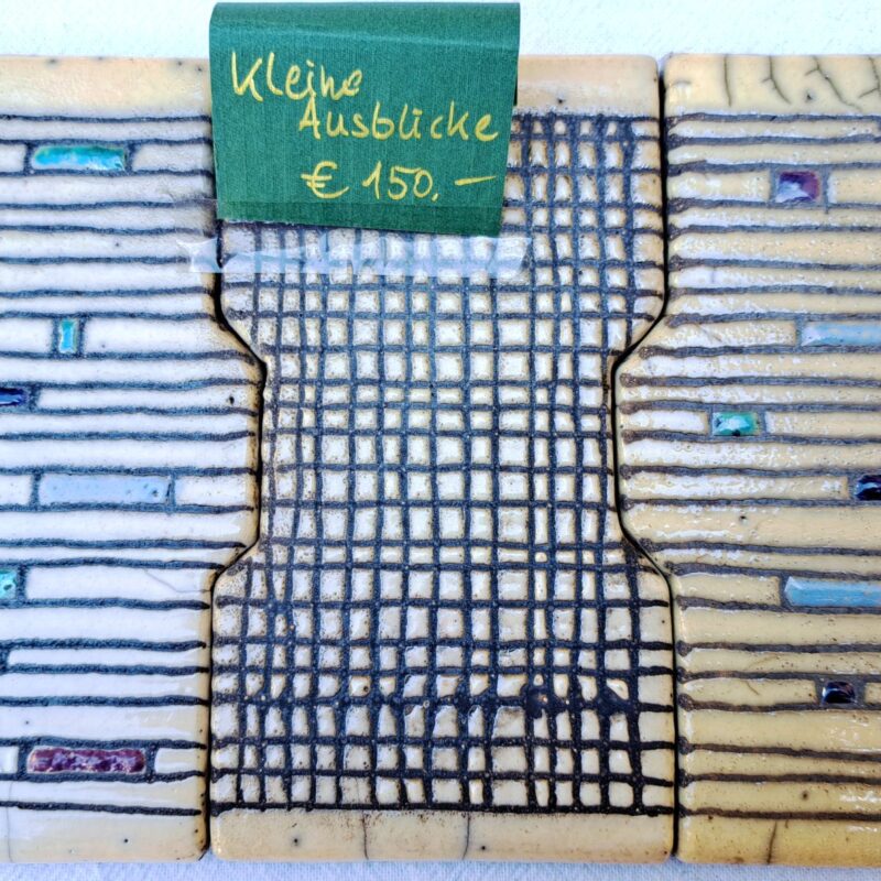 Raku - Tischbilder "Kleine Ausblicke"