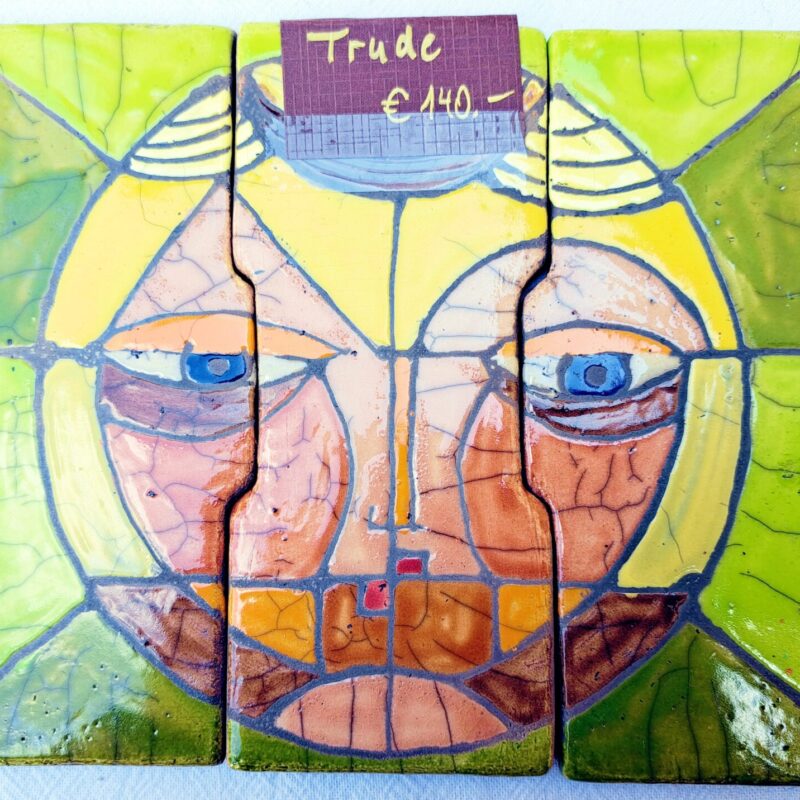 Raku - Tischbilder "Trude"