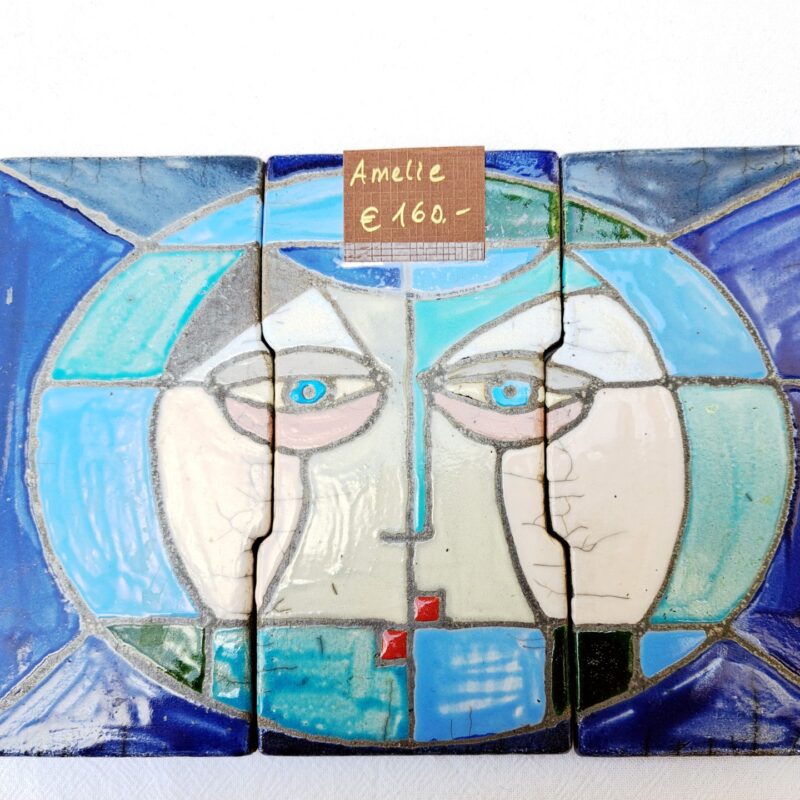 Raku - Tischbild "Amelie"