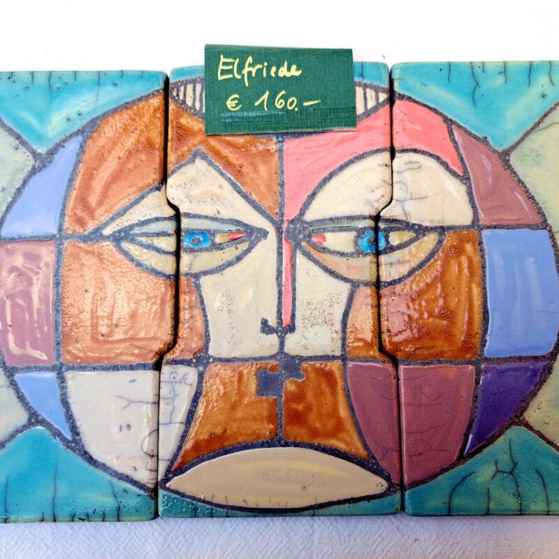 Raku - Tischbilder "Elfriede"